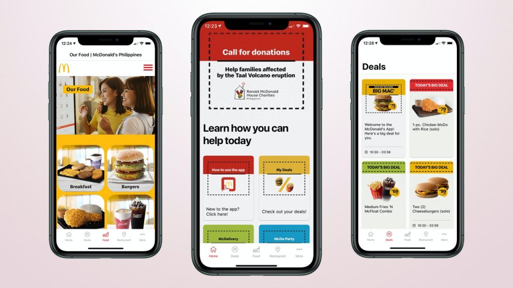 McDonald's introduces their new mobile app GadgetMatch