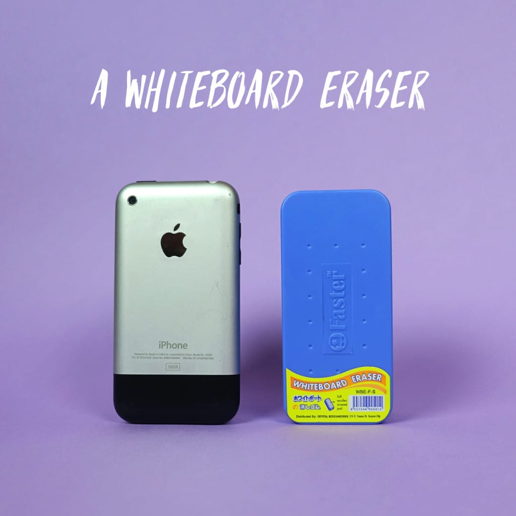 A whiteboard eraser
