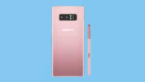 Samsung Galaxy Note 8 in Pink