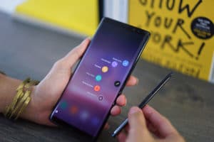 Samsung Galaxy Note 8 and S Pen