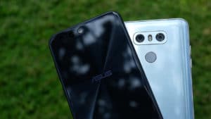 LG G6 and ASUS ZenFone 4 together