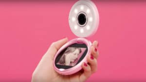 Casio selfie camera make-up compact