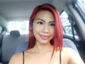 OPPO F5 sample selfie with AI beauty mode