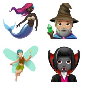 mythical creature Emojis come to Apple iOS 11.1