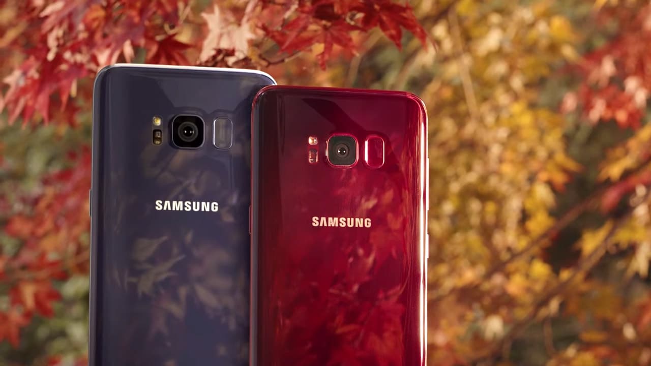 Samsung Galaxy S8 now comes in Burgundy Red - GadgetMatch