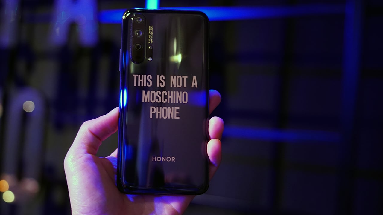 Honor 20 Pro Moschino edition unveiled - GadgetMatch