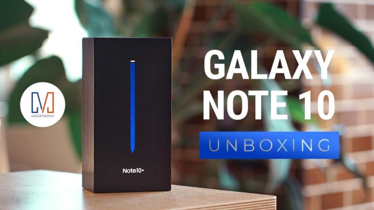 GadgetMatch 20190828 YouTube Galaxy Note 10 Unboxing 1 768x432