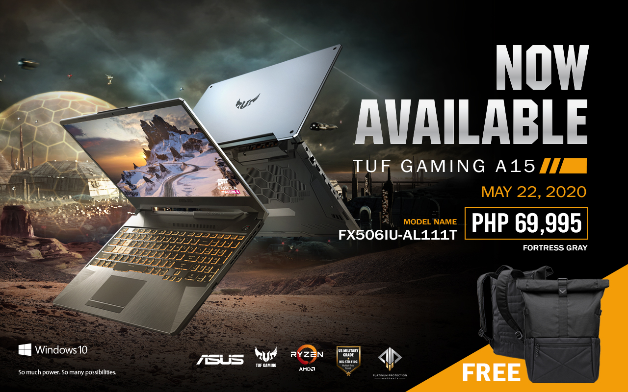 ASUS TUF Gaming A15, A17 now official in the Philippines - GadgetMatch