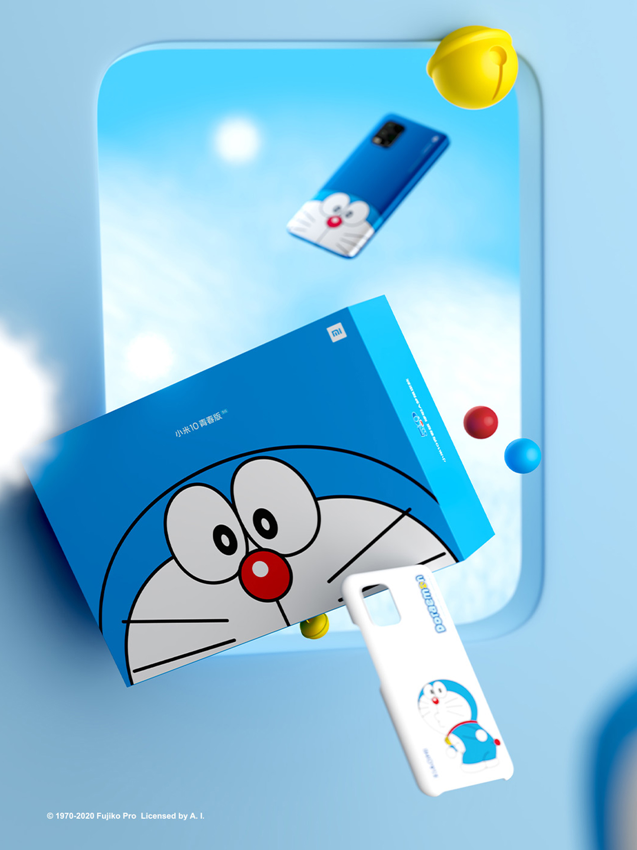 Xiaomi sparks nostalgia with its Mi 10 Youth Doraemon Edition - GadgetMatch