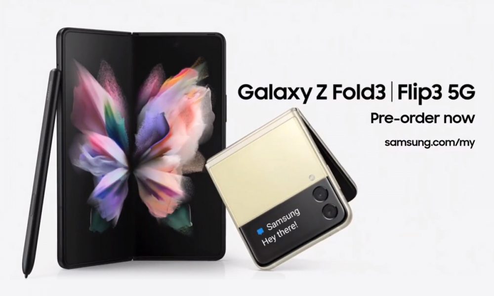 samsung folding phone advert