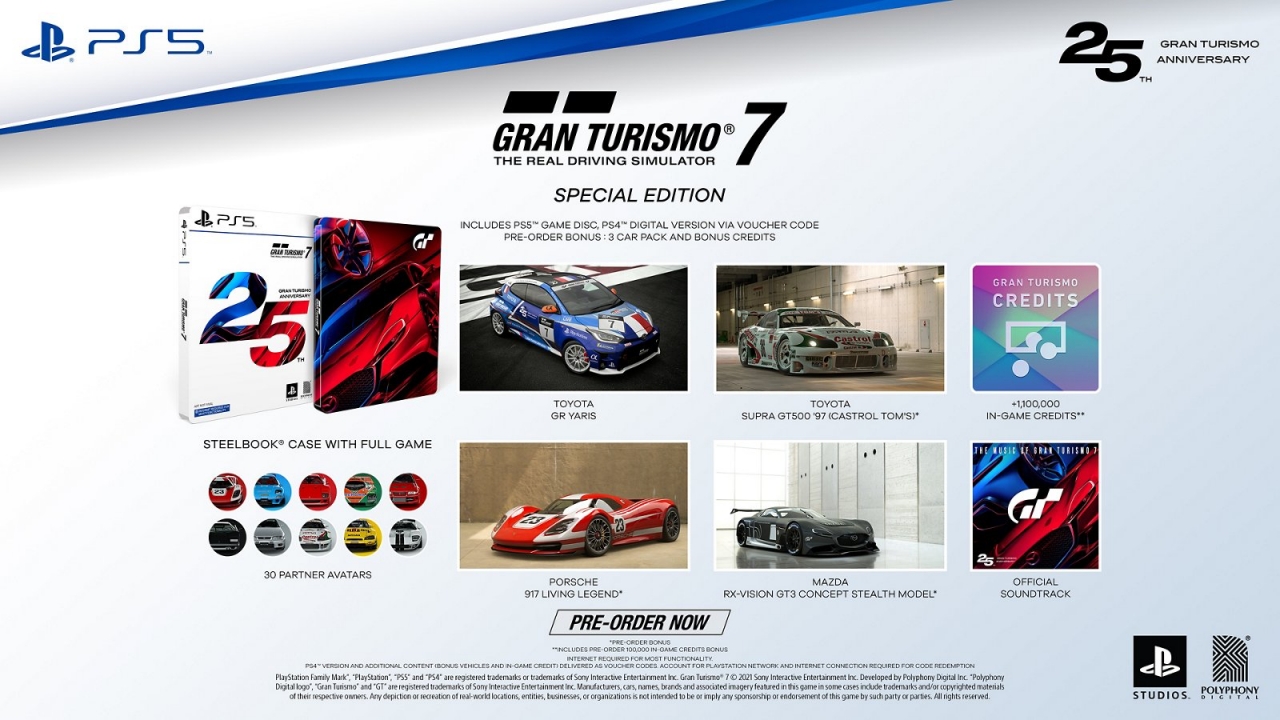 Unleash the power of your PS5 with Gran Turismo 7; Physical