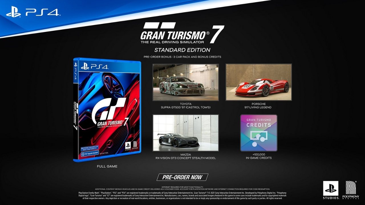 Gran Turismo 7 unboxing, vital game information & storage