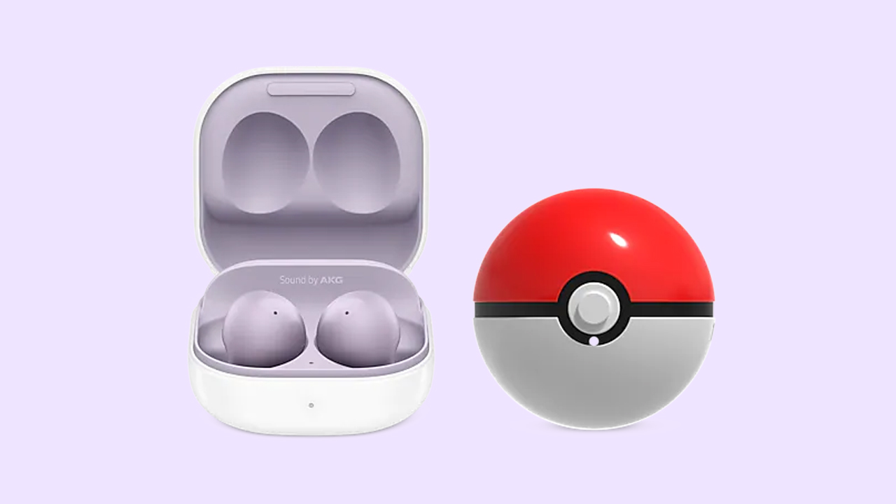 Samsung Galaxy Buds FE With Pokemon Great Ball Cover Bundle