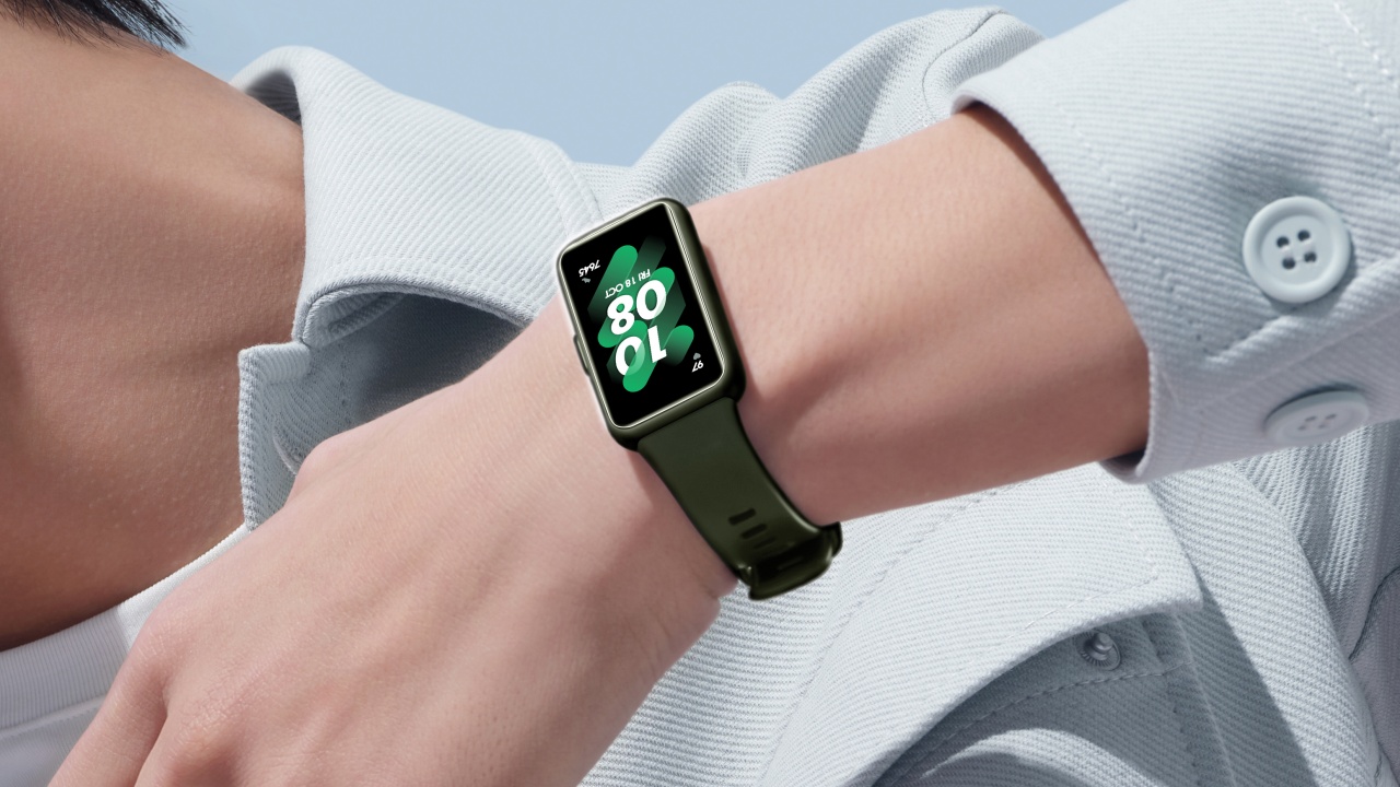 Huawei 7 health and fitness bracelet - green 