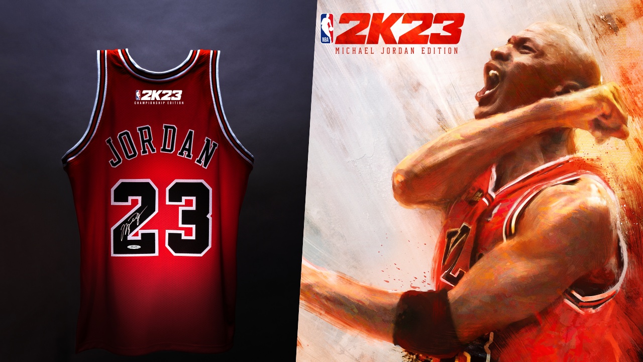 Michael Jordan NBA 2K23 Cover Athlete