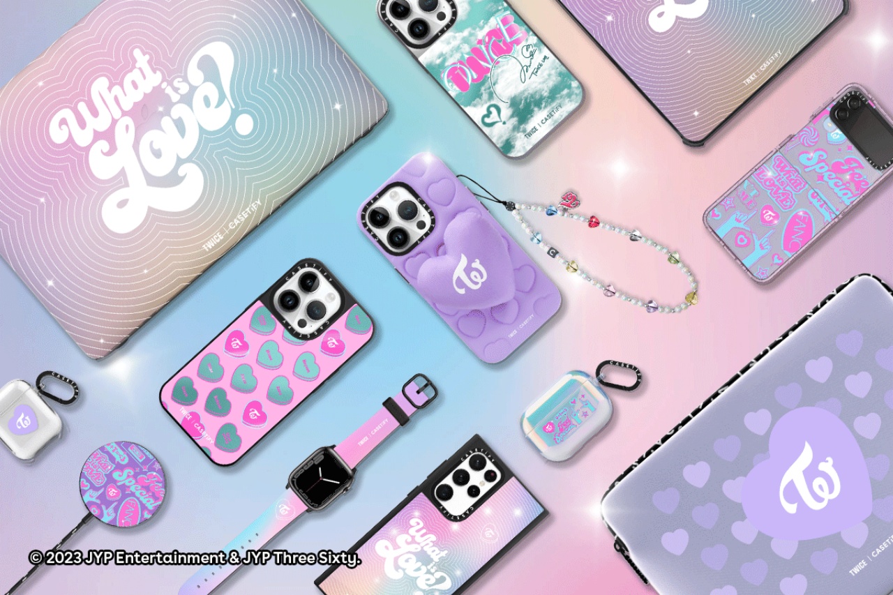 TWICE x CASETiFY collection officially dropping on Feb 9