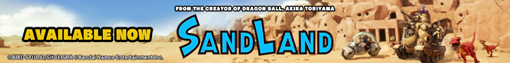 728x90 SandLand Ad Bandai Namco